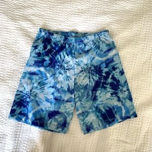 90’s Style Tie Dye Bike Shorts